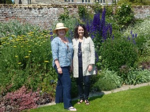 Fran and Colette at Coughton Court