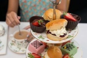 Afternoon tea at the Wedgwood factory - copyright VisitEngland