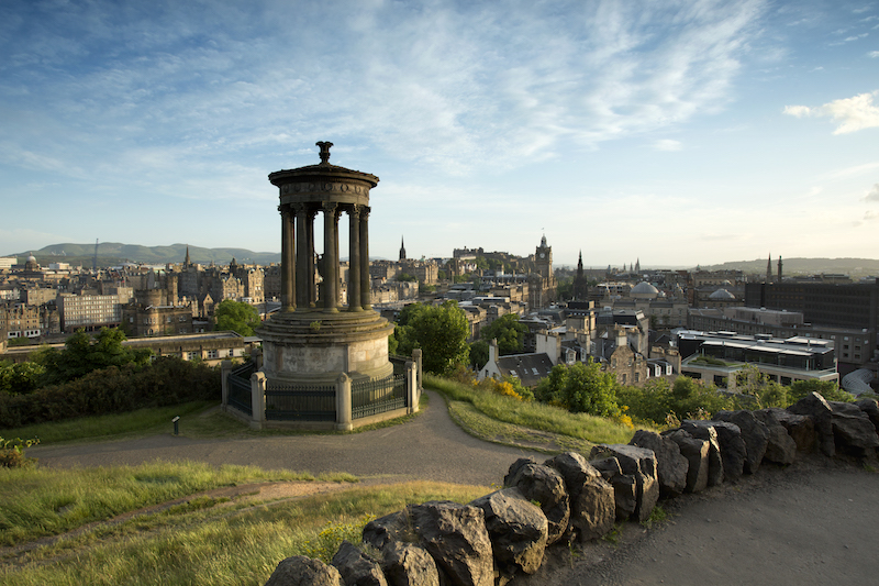 Edinburgh from Calton Hill.