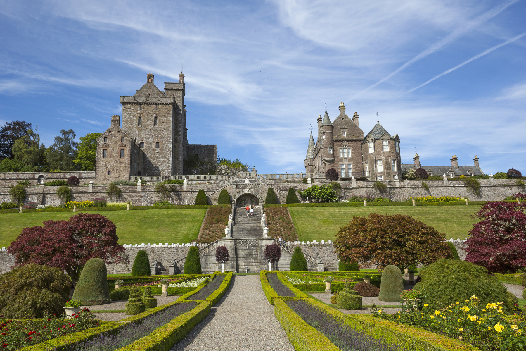 Drummond Castle Sisley Garden Tours