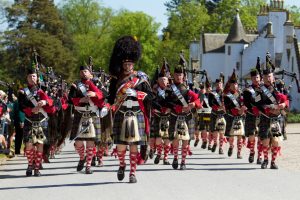 The Atholl Highlanders Parade held annually in May at Blair Castle, credit : Paul Tomkins / VisitScotland