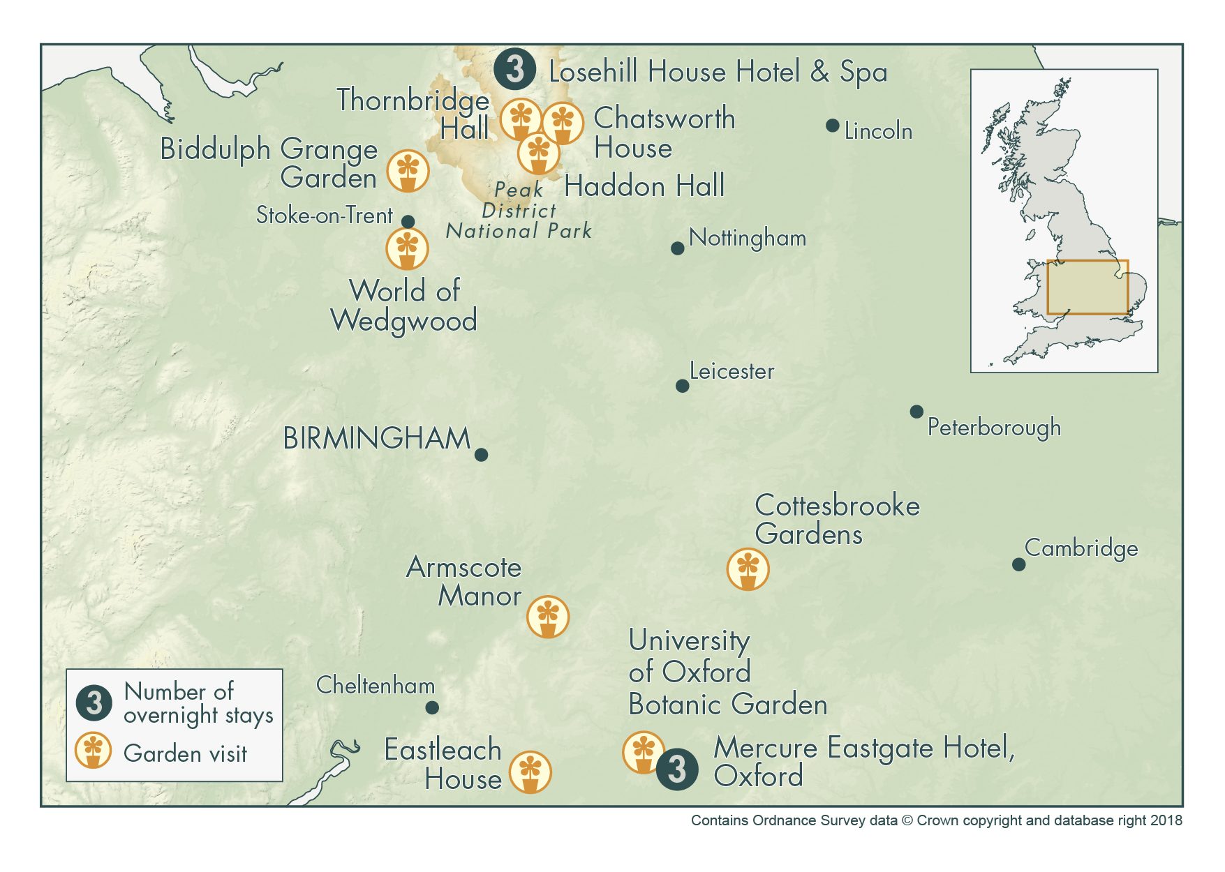 RHS Chatsworth Flower Show, Oxford & the Cotswolds