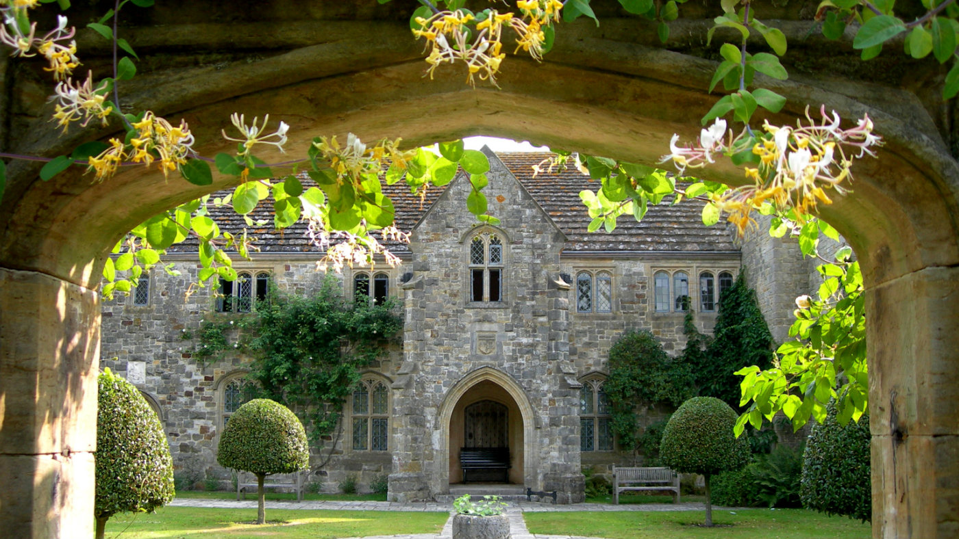 nymans - spring - forecourt - credit edward shorthouse