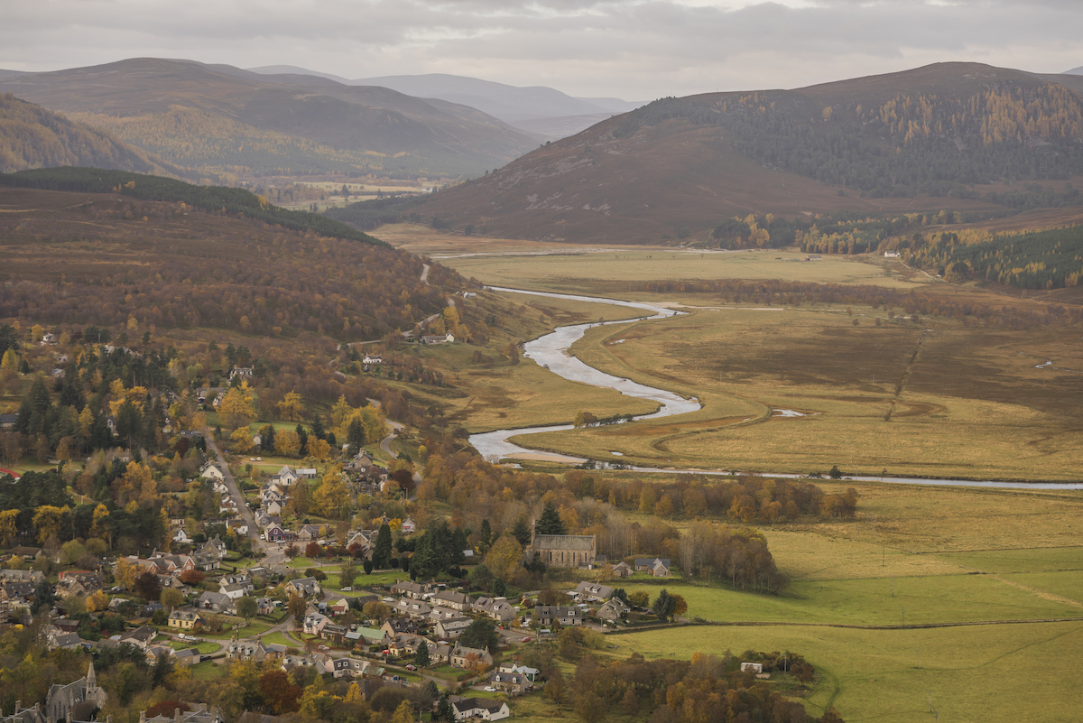 The village of Braemar, 