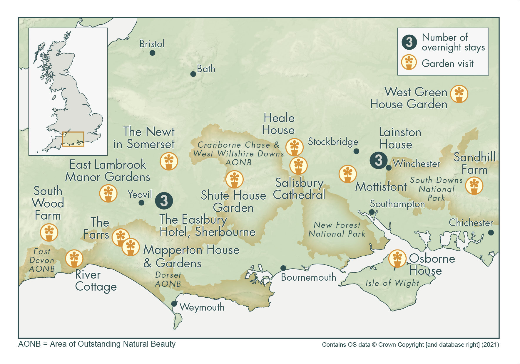 2021 Gardens of Wessex Sisley Garden Tours