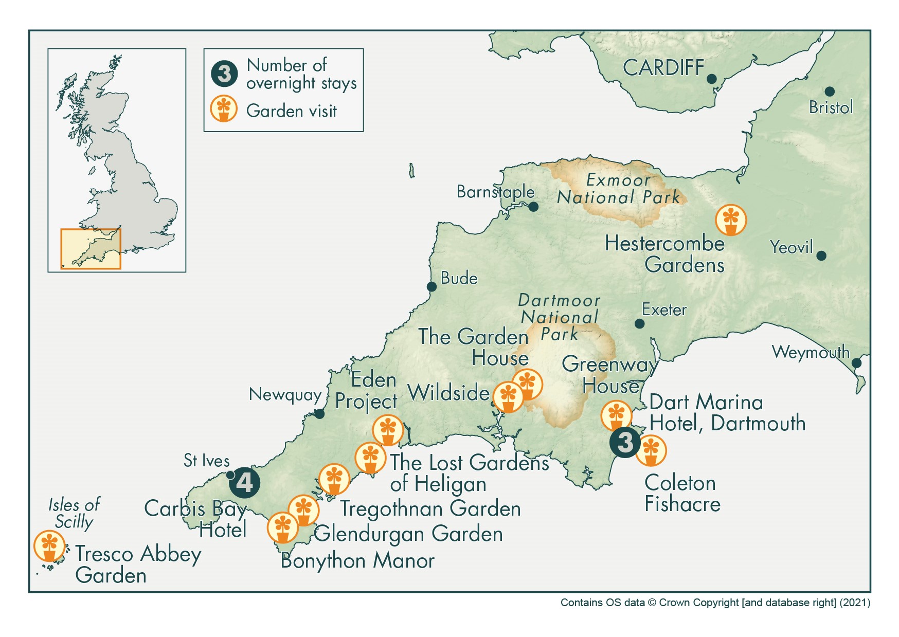 2021 Garden Gems Cornwall Devon Scilly final