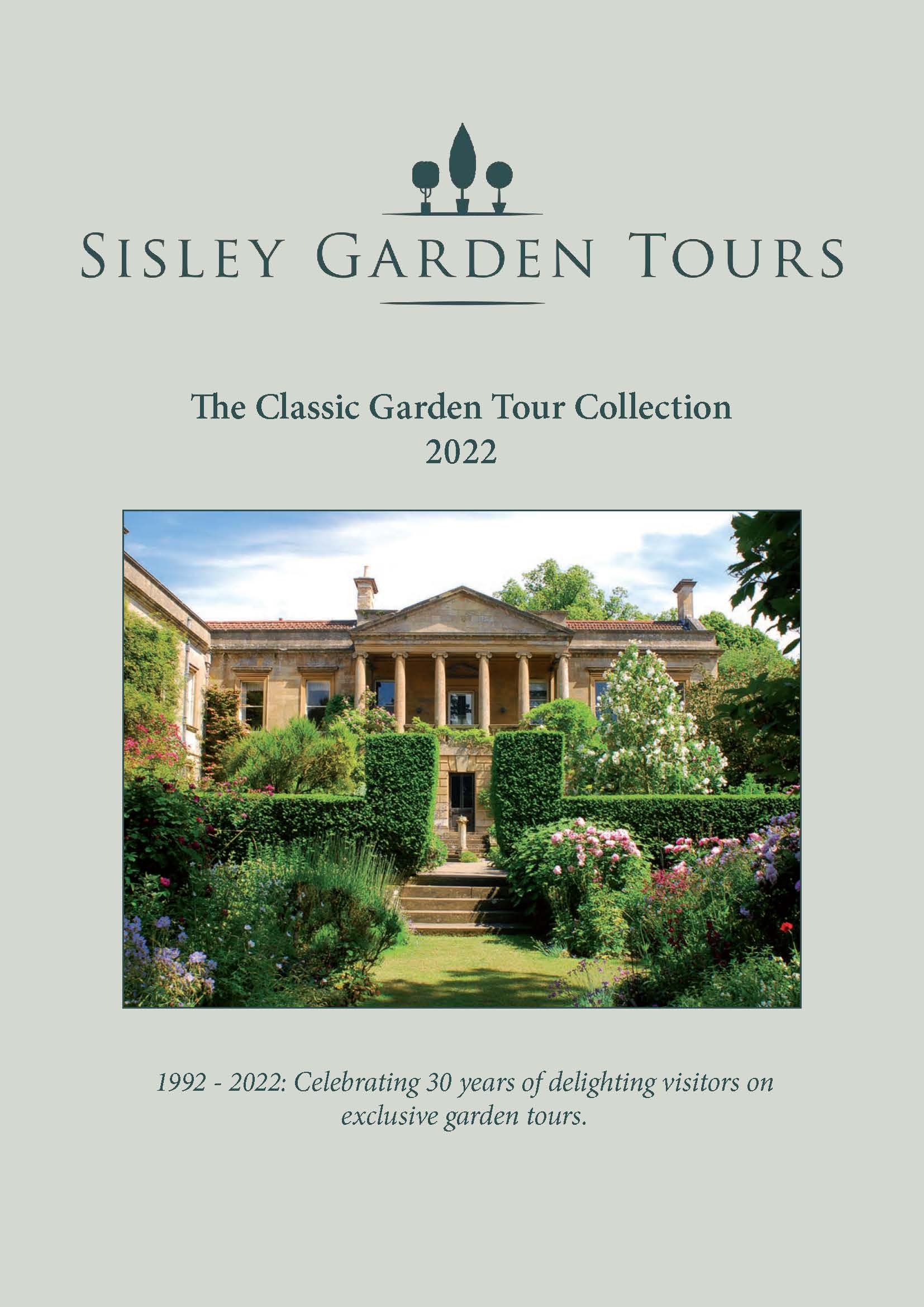 Sisley_Garden_Tours_Brochure_2022_Front cover Sisley_Garden_Tours_Brochure_2022_Front cover