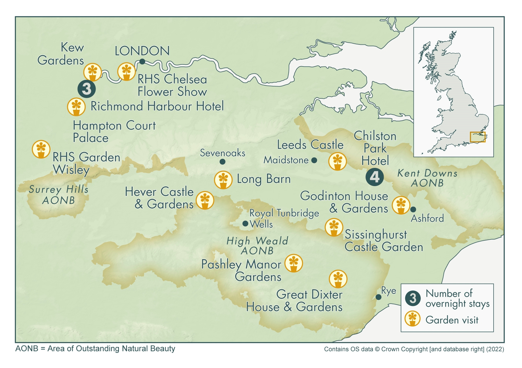 2022 Iconic English Gardens with Chelsea Flower Show 