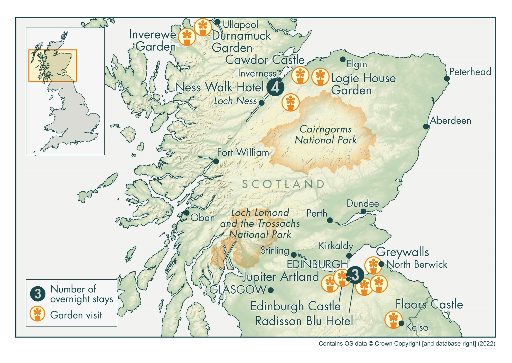 2023 Scotlands Finest Castles and Gardens 