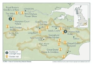 Map of South East England